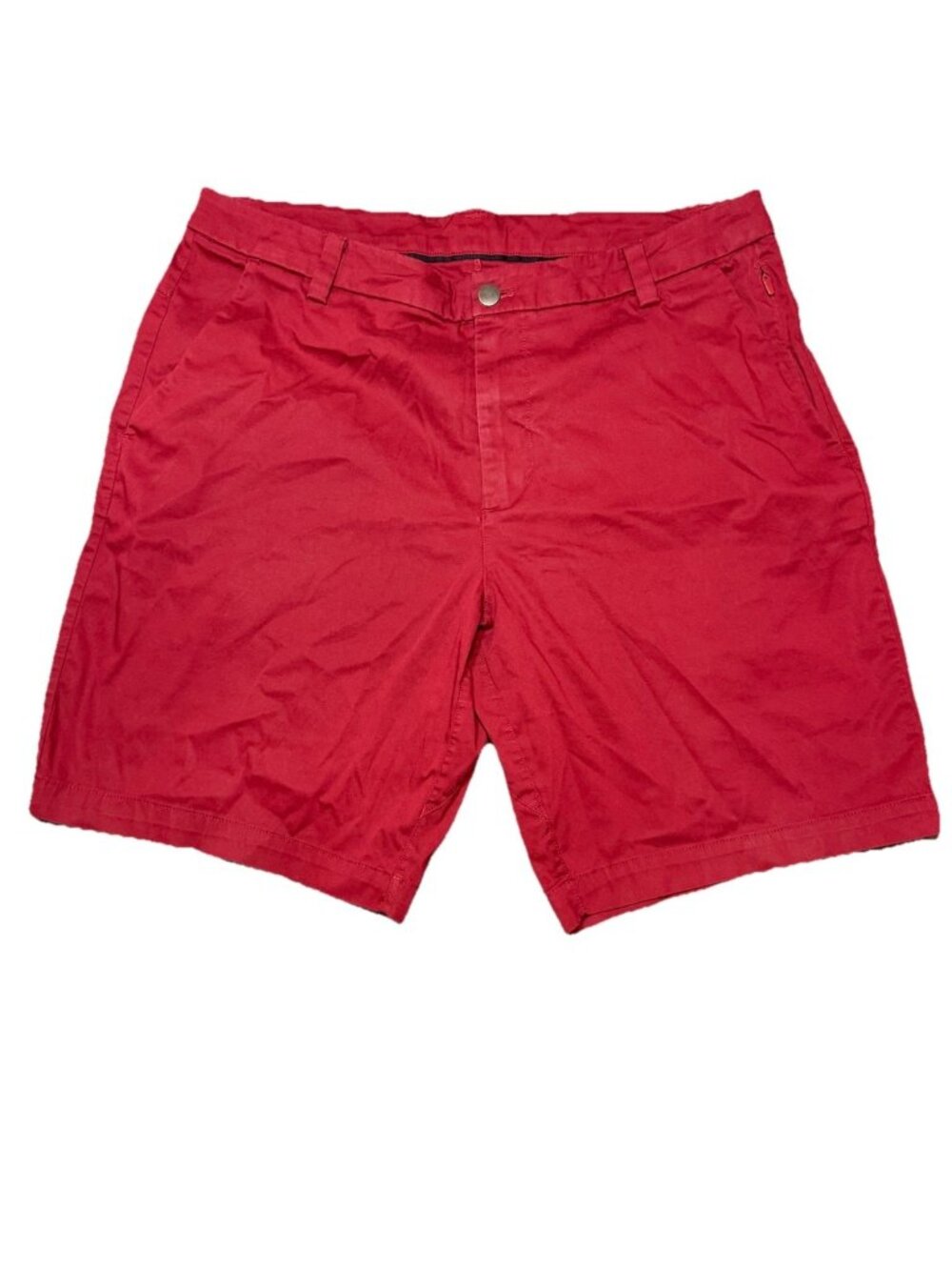 Lululemon Commission 9" Shorts Men 34 Dark Red Slim Fit LM7AAAS